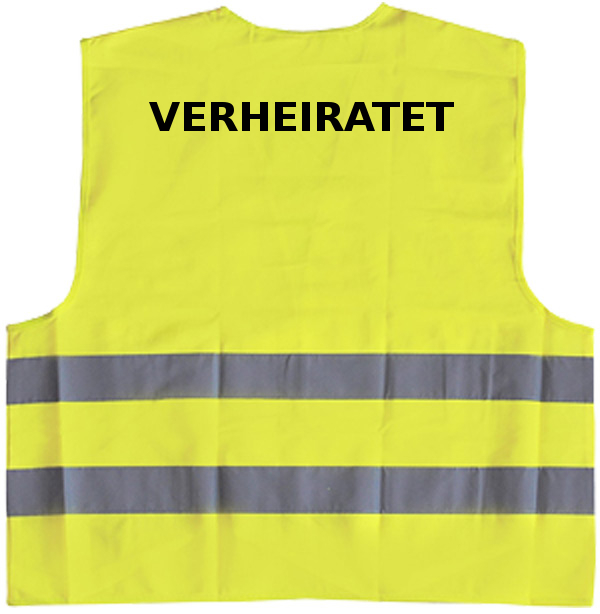 Verheiratet Warnwesten